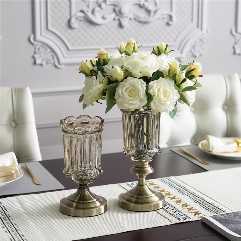 European Glass Vase Light Luxury Living Room Aesthetic Creative Modern Art Flower Vase Glamour Home Decoration terrarium
European Glass Vase Light Luxury Living Room Aesthetic Creative Modern Art Flower Vase Glamour Home Decoration terrarium