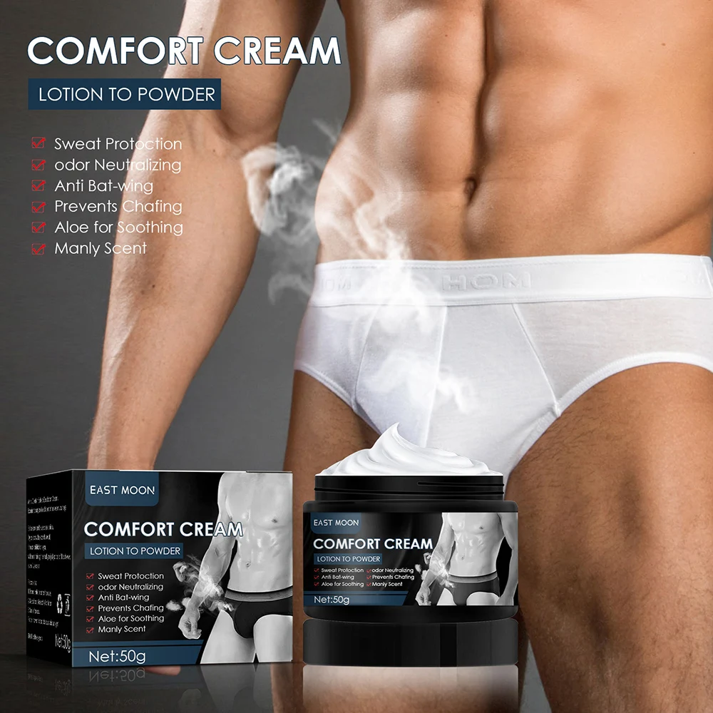 

Antiperspirant & Deodorant Cream Keep Man Parts Fresh Anti-Chafing Sweat Defense Odor Control Men's Care Cream A7