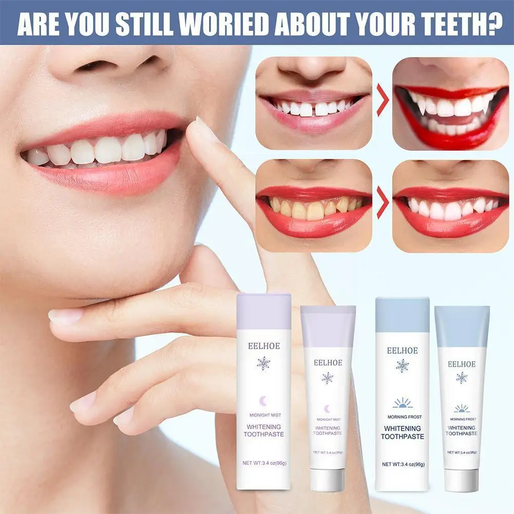 96g Whitening Toothpaste Teeth Whitening Mousse Toothpaste Stains Dental Care Hygiene Plaque Dental Teeth Remove Cleaning V1j0
96g Whitening Toothpaste Teeth Whitening Mousse Toothpaste Stains Dental Care Hygiene Plaque Dental Teeth Remove Cleaning V1j0