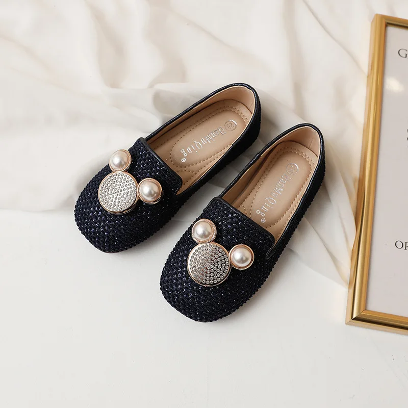 New Children Loafers Fashion Rhinestones Pearl Girls Princess Casual Breathable Baby Moccasins Spring Autumn Kids Flats 02A
New Children Loafers Fashion Rhinestones Pearl Girls Princess Casual Breathable Baby Moccasins Spring Autumn Kids Flats 02A
