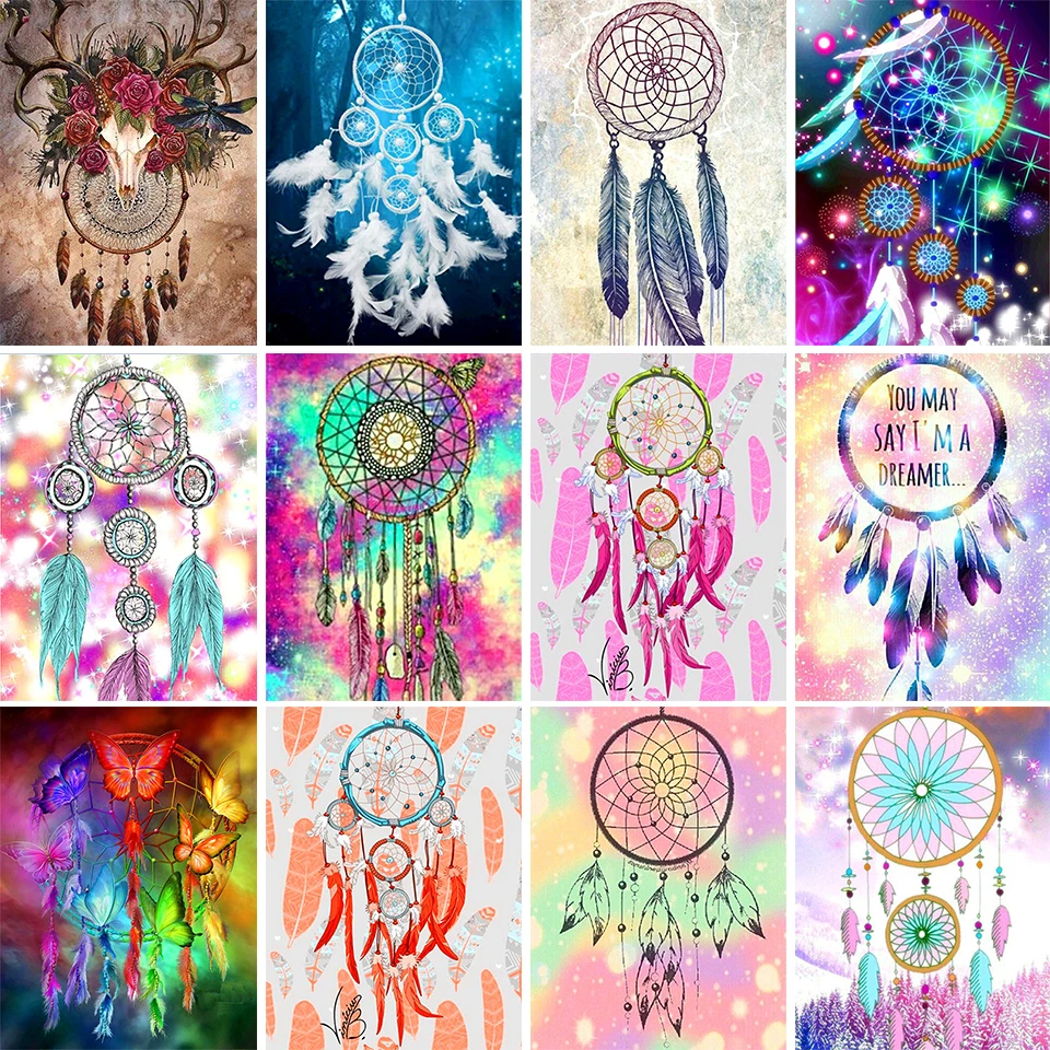 5D DIY Diamond Painting Dream Catcher Cross Stitch Kit Full Square/Round Diamond Embroidery Mosaic Rhinestone Decoration Gift
5D DIY Diamond Painting Dream Catcher Cross Stitch Kit Full Square/Round Diamond Embroidery Mosaic Rhinestone Decoration Gift