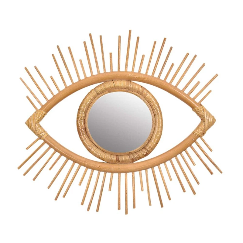 Rattan Decorative Wall Mirror Beautiful Natural Wall Decoration Eye Art Decor Pendant For Apartment Living Room Bedroom
Rattan Decorative Wall Mirror Beautiful Natural Wall Decoration Eye Art Decor Pendant For Apartment Living Room Bedroom
