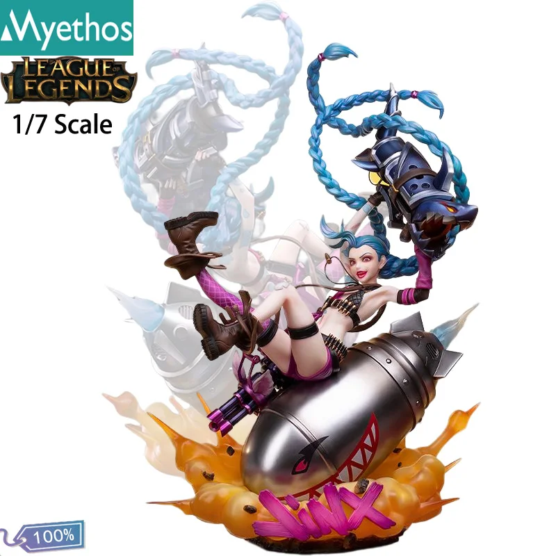 Myethos Original Game League Of Legends Figure The Loose Cannon Jinx 1/7 Scale 345MM Anime Action Figures Model Collection Toy
Myethos Original Game League Of Legends Figure The Loose Cannon Jinx 1/7 Scale 345MM Anime Action Figures Model Collection Toy