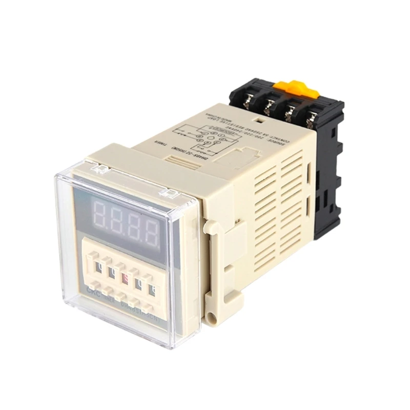 Small Digital Display DH48S-2Z Relay Cycle Control Delayer AC110V 220V DC12V 24V with Base Socket Drop shipping
Small Digital Display DH48S-2Z Relay Cycle Control Delayer AC110V 220V DC12V 24V with Base Socket Drop shipping