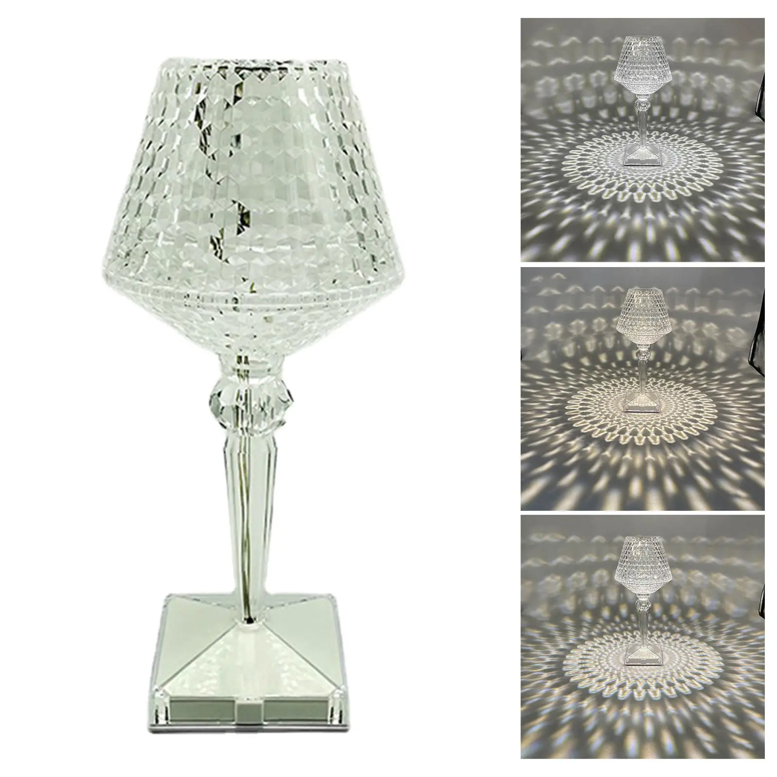 Home Elegant Room Bedside Goblet Table Lamp, Corridor Lamp with Crystal Shade for Bedroom Living Room
Home Elegant Room Bedside Goblet Table Lamp, Corridor Lamp with Crystal Shade for Bedroom Living Room