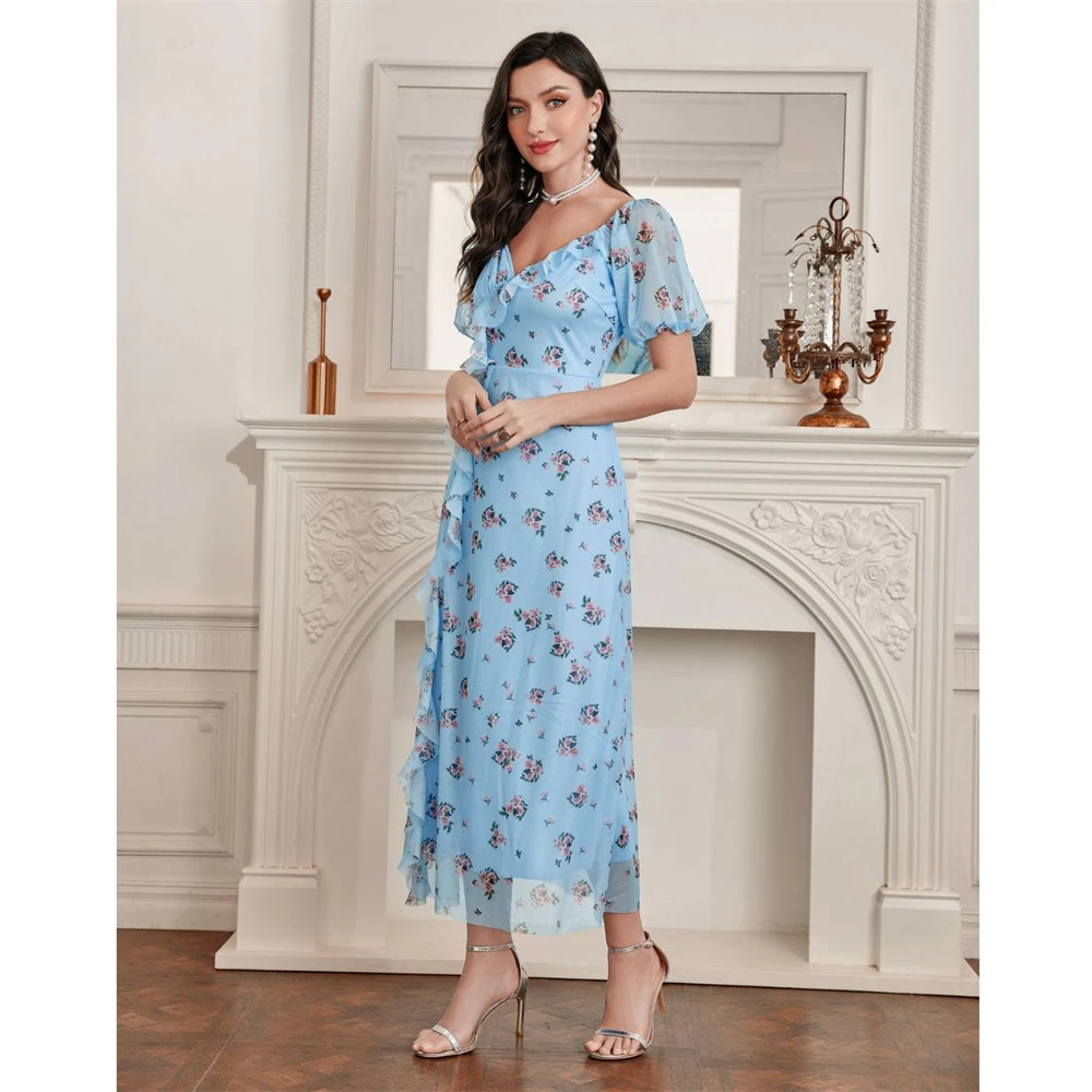 Elegant Abaya for Floral Print Women Muslim Ruffles Maxi Dress Kaftan Islam Party Holiday Beach Sundress Long Gown Vestidos 2023
Elegant Abaya for Floral Print Women Muslim Ruffles Maxi Dress Kaftan Islam Party Holiday Beach Sundress Long Gown Vestidos 2023
