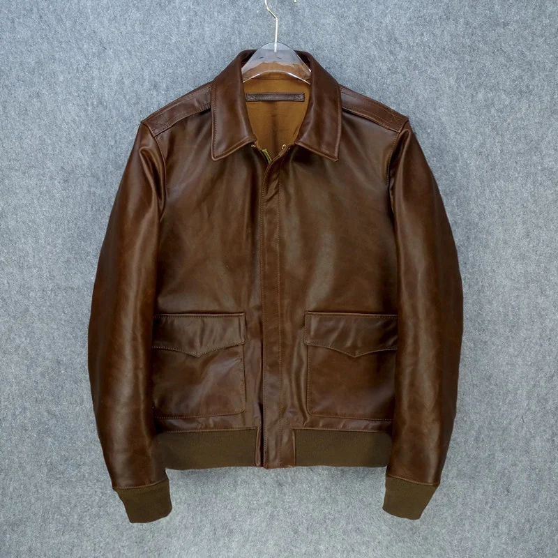 Free shipping.Brand A2 style leather clothing,man's 100% genuine leather Jacket,classic men's slim tanning coat,quality bomber
Free shipping.Brand A2 style leather clothing,man's 100% genuine leather Jacket,classic men's slim tanning coat,quality bomber