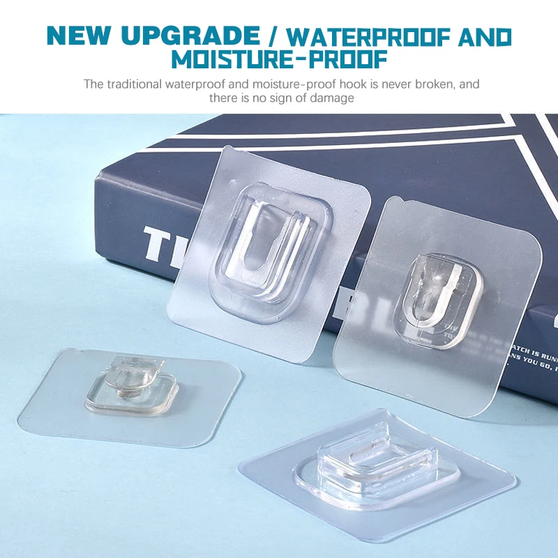 Double Sided Adhesive Wall Hooks Wall Hanger Transparent Suction Cup Sucker Hook Double-Sided Adhesive Wall Hooks Punch-free
Double Sided Adhesive Wall Hooks Wall Hanger Transparent Suction Cup Sucker Hook Double-Sided Adhesive Wall Hooks Punch-free