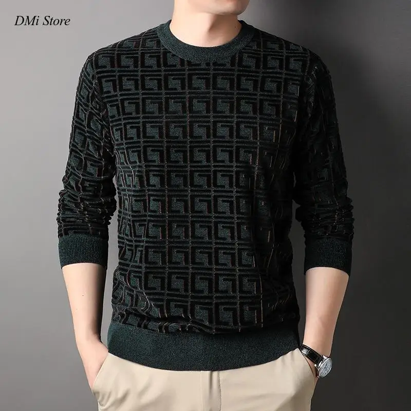 DIMI Men Woolen Casual Jumper Men Clothing Top Grade New Fashion Knit Pullover Trendy Designer Brand Luxury Crew Neck Sweater
DIMI Men Woolen Casual Jumper Men Clothing Top Grade New Fashion Knit Pullover Trendy Designer Brand Luxury Crew Neck Sweater