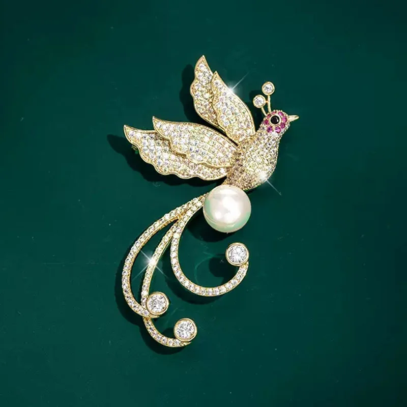 New Fashion Brooch For Women Luxury Pearl Bird Brooches Accessories Office party Pins Brooch Bag Dress Buckle Women Jewelry
New Fashion Brooch For Women Luxury Pearl Bird Brooches Accessories Office party Pins Brooch Bag Dress Buckle Women Jewelry