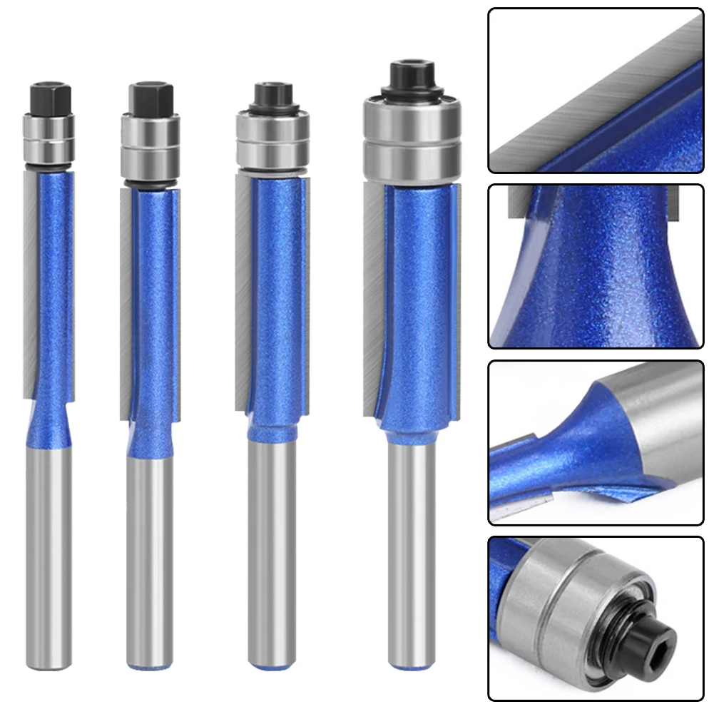 1pc Flush Trim Pattern Router Bit 6.35mm Trim Router Bit Trimming Knife Milling Cutter Carbide Flush Woodworking
1pc Flush Trim Pattern Router Bit 6.35mm Trim Router Bit Trimming Knife Milling Cutter Carbide Flush Woodworking