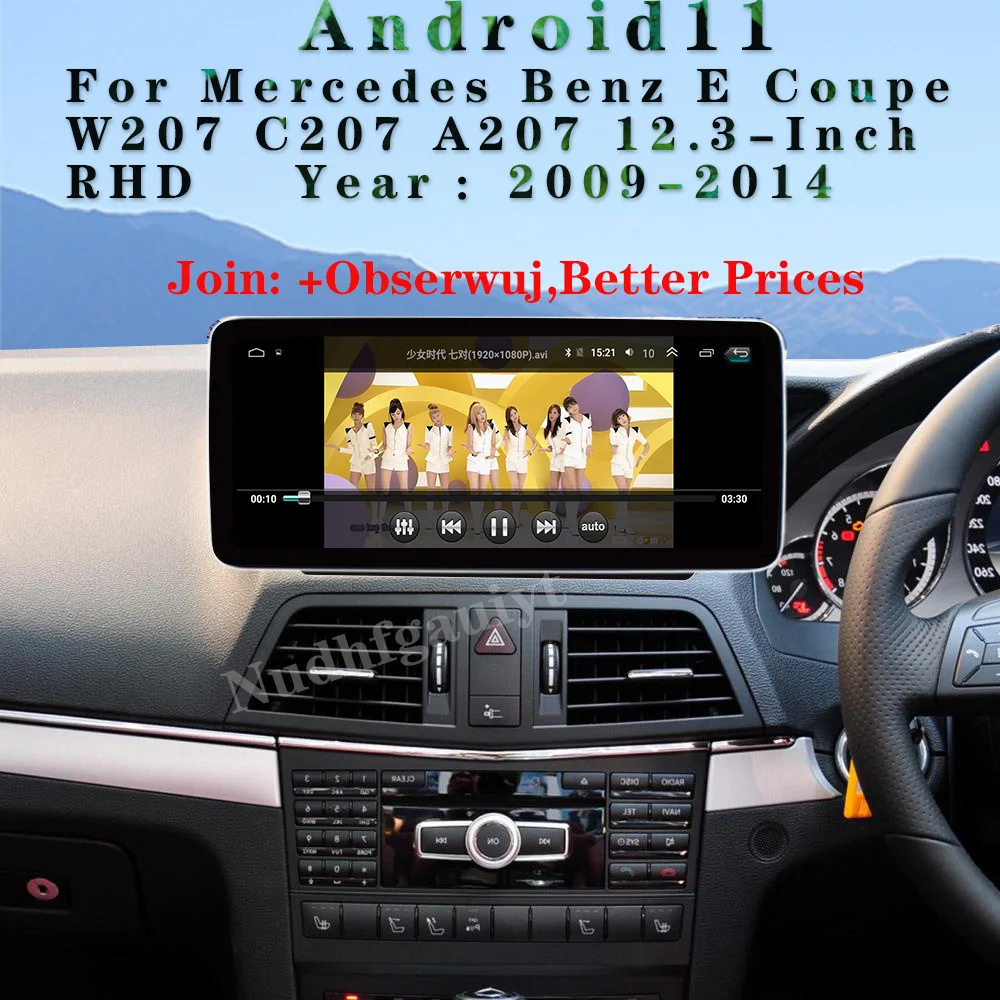 Android 11 Car Radio For Mercedes Benz E Class Coupe A207 C207 W207 RHD 2009-2014 Navigation Car Radio 4G Carplay & Android auto
Android 11 Car Radio For Mercedes Benz E Class Coupe A207 C207 W207 RHD 2009-2014 Navigation Car Radio 4G Carplay & Android auto