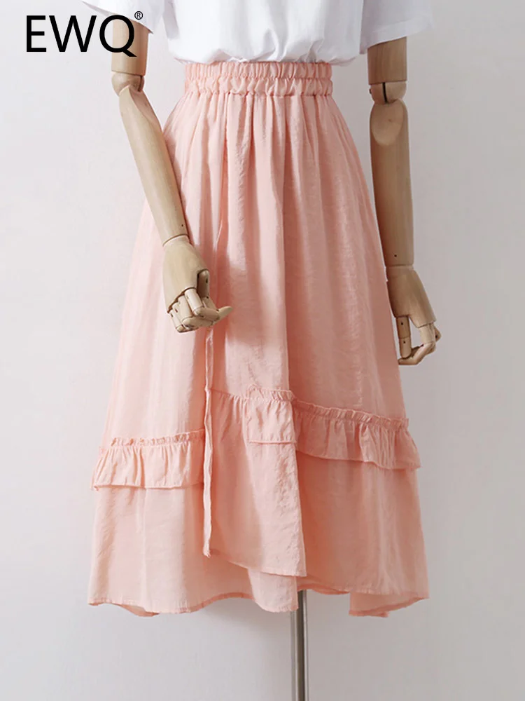 EWQ Sweet Style Y2K Women's Skirt Solid Color Bilayer Lace Flower Patchwork High Waist Female Skirt Summer 2023 New 27SN2163
EWQ Sweet Style Y2K Women's Skirt Solid Color Bilayer Lace Flower Patchwork High Waist Female Skirt Summer 2023 New 27SN2163