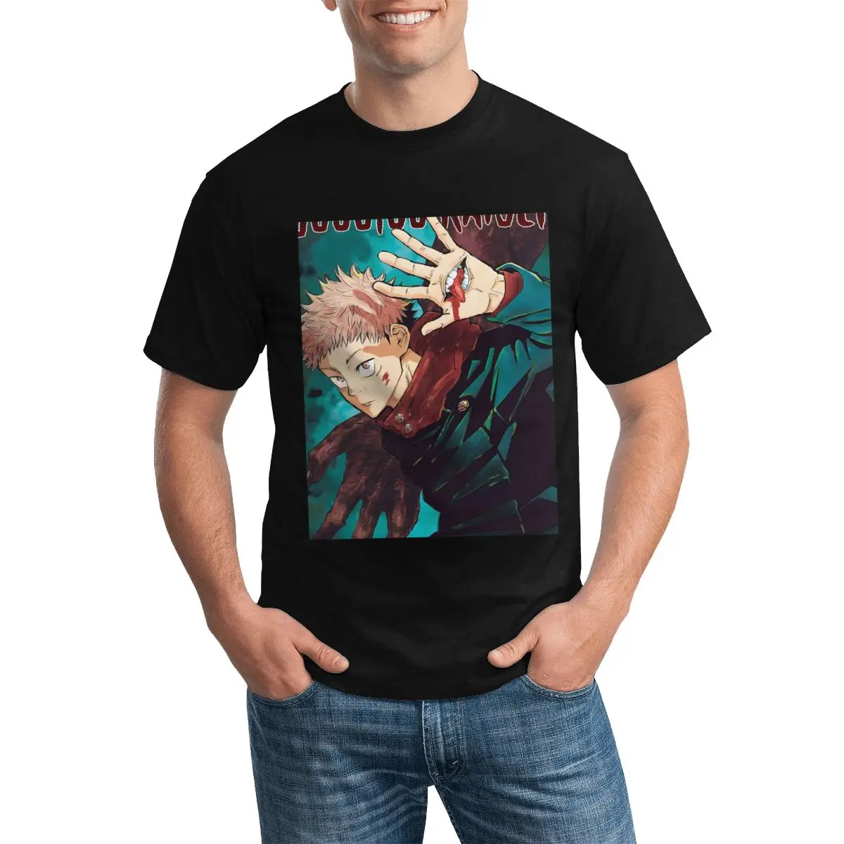 Yuji Itadori ENG Volume T Shirt Jujutsu Kaisen Fashion T Shirts Crew Neck Tshirt Streetwear Tees Men Plus Size 
Yuji Itadori ENG Volume T Shirt Jujutsu Kaisen Fashion T Shirts Crew Neck Tshirt Streetwear Tees Men Plus Size