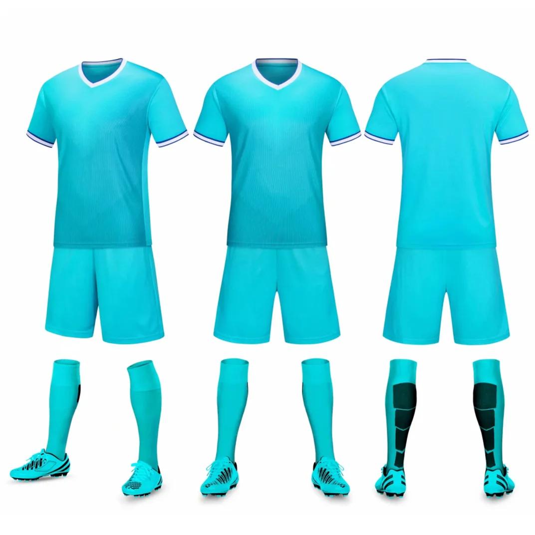 

Survetement football 2021 new men's kids soccer jerseys set boys futbol training uniforms team blank sports clothes print