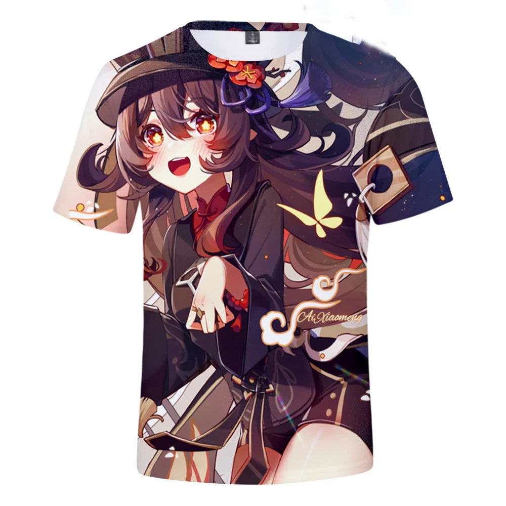 New Genshin Impact T Shirt Men Women Summer Fashion Oversized T-shirt Kid Hip Hop Anime Tops Hutao 3d Print Tees Girl Tshirt Boy
New Genshin Impact T Shirt Men Women Summer Fashion Oversized T-shirt Kid Hip Hop Anime Tops Hutao 3d Print Tees Girl Tshirt Boy