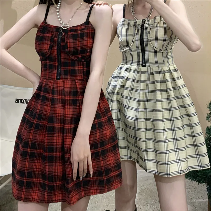 Y2k женское платье на молнии без рукавов в английском стиле, красное, шампанское клетчатое мини-платье, летние корейские модные женские плать...
Y2k женское платье на молнии без рукавов в английском стиле, красное, шампанское клетчатое мини-платье, летние корейские модные женские плать...