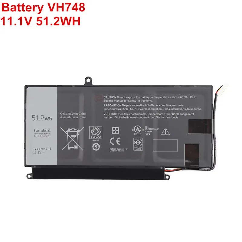 11.1V 51.2Wh Genuine VH748 Laptop Battery For Dell Vostro 5460 5470 5560 14 5480 For Inspiron 14 5439 V5460D-1308 V5460D-1318
11.1V 51.2Wh Genuine VH748 Laptop Battery For Dell Vostro 5460 5470 5560 14 5480 For Inspiron 14 5439 V5460D-1308 V5460D-1318
