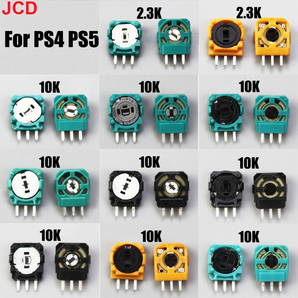 

JCD 1pcs Original 3D Analog Micro Switch Sensor for PS4 PS5 Controller 3D Thumbstick Axis Resistors Potentiometer for Xbox one