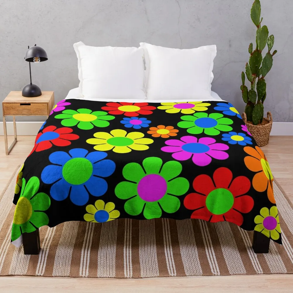 Hippy Flower Daisy Spring Pattern Throw Blanket brand blanket Fleece double-sided blanket
Hippy Flower Daisy Spring Pattern Throw Blanket brand blanket Fleece double-sided blanket