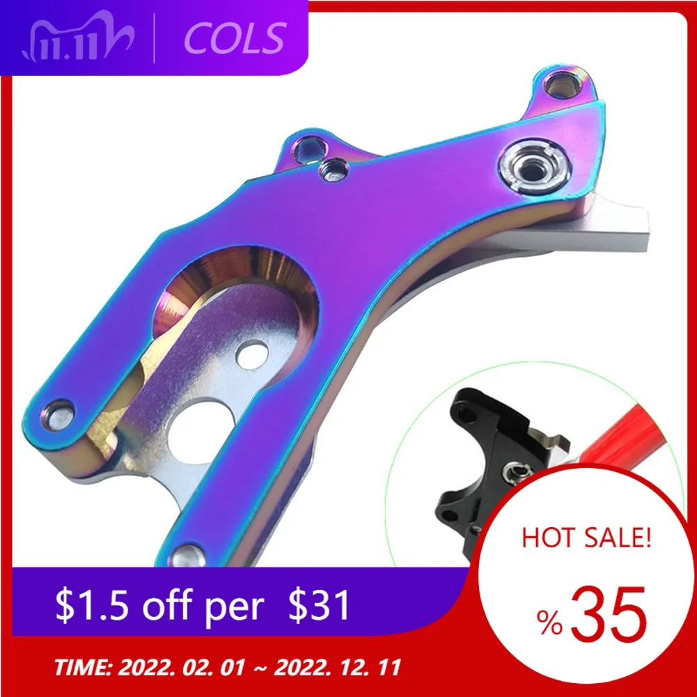 1pc Bike Bicycle Frame Disc Brake Conversion Kit Adaptor Ultralight Bracket Holder Quick-release Structure 122 X 80 X 15mm
1pc Bike Bicycle Frame Disc Brake Conversion Kit Adaptor Ultralight Bracket Holder Quick-release Structure 122 X 80 X 15mm