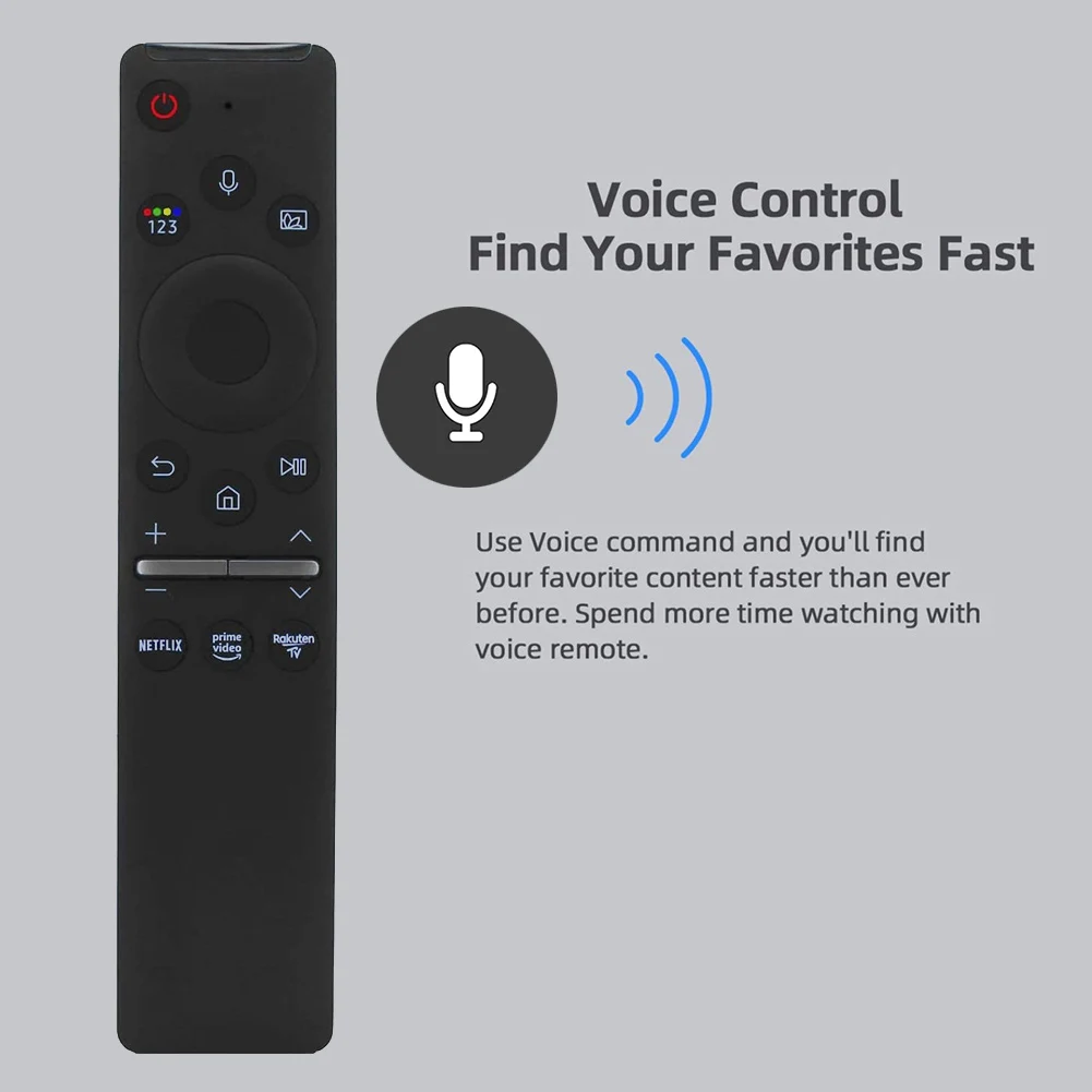 Remote Control with Voice Control Television Remote Control Infrared Bluetooth-compatible for Samsung BN59-01330B 01330A 01329A
Remote Control with Voice Control Television Remote Control Infrared Bluetooth-compatible for Samsung BN59-01330B 01330A 01329A