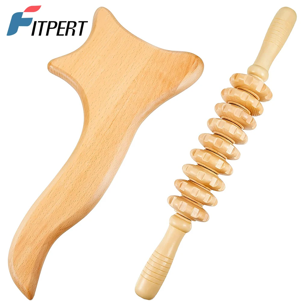 2Pcs/Set Wood Massage Roller, Wooden Massage Tools Gua Sha Board Handheld Wooden Scraper Massage Rollers Lymphatic Drainage Tool
2Pcs/Set Wood Massage Roller, Wooden Massage Tools Gua Sha Board Handheld Wooden Scraper Massage Rollers Lymphatic Drainage Tool