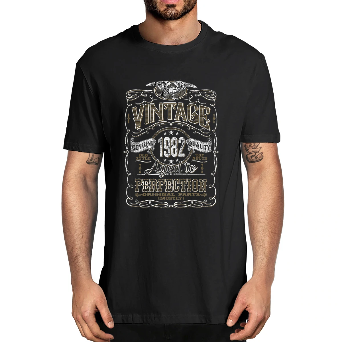 Best Seller 100% Cotton Men Clothing 40th Birthday Gift Vintage 1982 Aged to Perfection Men's Novelty T-Shirt Casual Unisex Tee
Best Seller 100% Cotton Men Clothing 40th Birthday Gift Vintage 1982 Aged to Perfection Men's Novelty T-Shirt Casual Unisex Tee