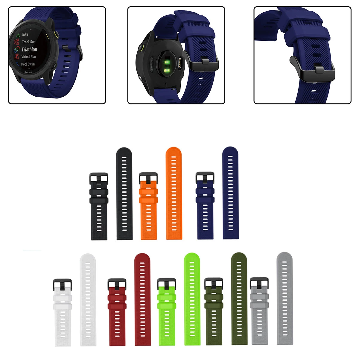 New For Garmin Forerunner 745 Replacement Watch Band Silicone Sports Wrist Strap Watch Bracelet Replacement Band
New For Garmin Forerunner 745 Replacement Watch Band Silicone Sports Wrist Strap Watch Bracelet Replacement Band