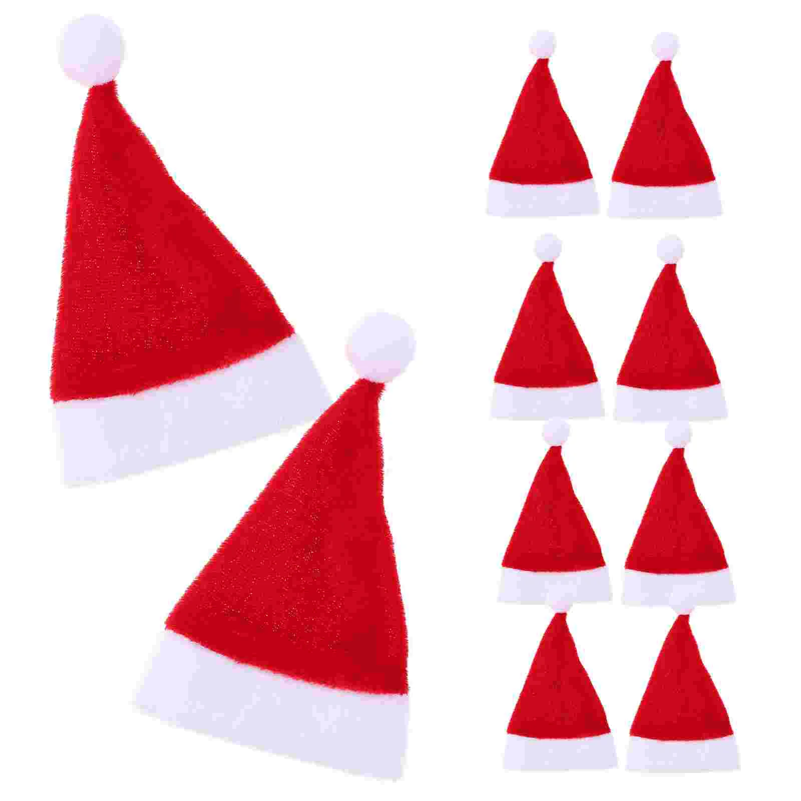 12pcs Miniature Christmas Hat Decoration Lollipop Bottle Small Lollipop Santa Hat Party Favor
12pcs Miniature Christmas Hat Decoration Lollipop Bottle Small Lollipop Santa Hat Party Favor
