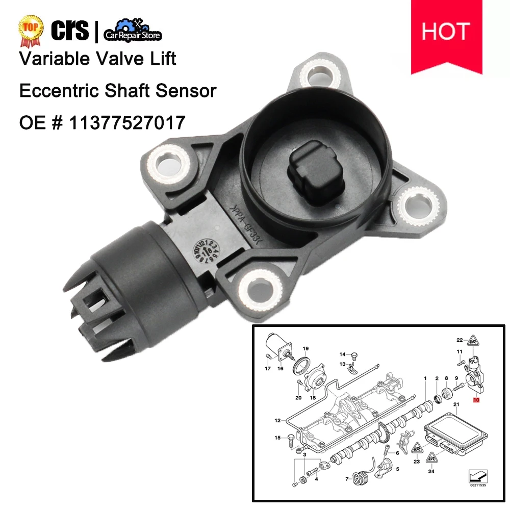 11377527017 Variable Valve Lift Eccentric Shaft Sensor S119566001Z 7527017 For BMW E60 E70 E64 E65 E66 545i 645Ci X5 745Li 760i
11377527017 Variable Valve Lift Eccentric Shaft Sensor S119566001Z 7527017 For BMW E60 E70 E64 E65 E66 545i 645Ci X5 745Li 760i