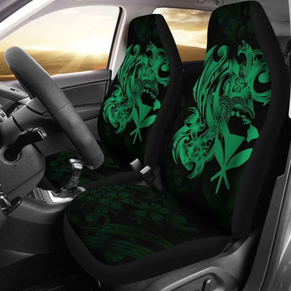 

Hawaii Turtle Kanaka Maoli Hibiscus Car Seat Covers New 091114,Pack of 2 Universal Front Seat Protective Cover