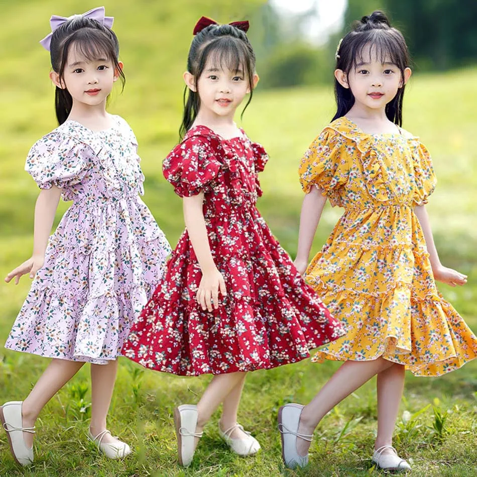 Summer Girl Dress Ruffle Floral Frocks Fashion Slim Waist Clothes 2 4 6 8 10 Years Kids School Day Outfit Bohemian Beach Wear
Summer Girl Dress Ruffle Floral Frocks Fashion Slim Waist Clothes 2 4 6 8 10 Years Kids School Day Outfit Bohemian Beach Wear