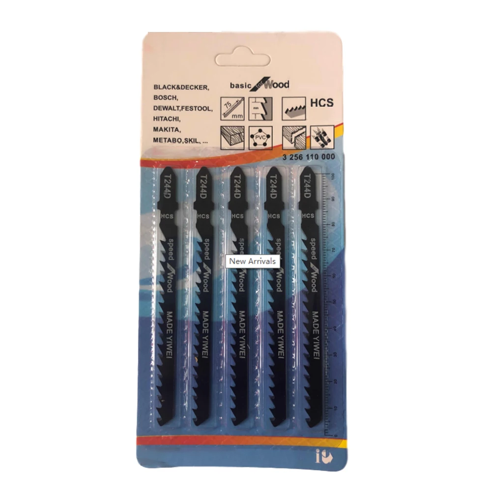 5pcs/Set HCS 6T Jig Saw Blades 4Mm Teeth For Curve Cutting Soft Wood Plywood Laminated Board Chipboard Fiberboards Saw Blades
5pcs/Set HCS 6T Jig Saw Blades 4Mm Teeth For Curve Cutting Soft Wood Plywood Laminated Board Chipboard Fiberboards Saw Blades