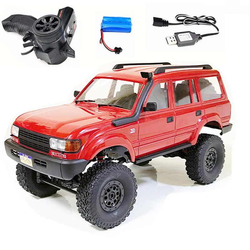WPL C54-1 4WD 2.4G Off-road Car Remote Control Car RC Crawler Buggy Moving Machine Kids Battery Powered Cars Boys Gift
WPL C54-1 4WD 2.4G Off-road Car Remote Control Car RC Crawler Buggy Moving Machine Kids Battery Powered Cars Boys Gift