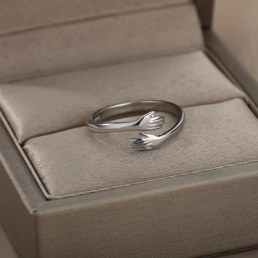 Fine Maman Hug Rings Mom Hug Baby Ring For Women Girl Friendship Hand Ring Newborn Gift Trend Jewelry Anillo Abrazo טבעות לילדות
Fine Maman Hug Rings Mom Hug Baby Ring For Women Girl Friendship Hand Ring Newborn Gift Trend Jewelry Anillo Abrazo טבעות לילדות