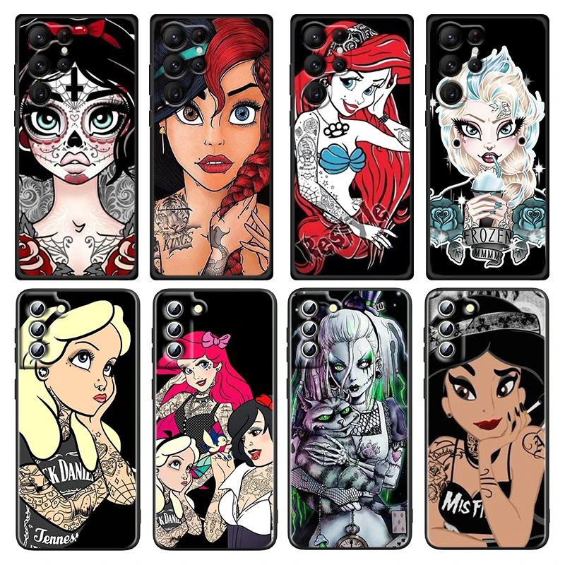 Tattoo Princess For Samsung Galaxy S22 S21 S20 Ultra Plus Pro S10 S9 S8 S7 4G 5G Silicone Soft Black Phone Case Funda Coque Capa
Tattoo Princess For Samsung Galaxy S22 S21 S20 Ultra Plus Pro S10 S9 S8 S7 4G 5G Silicone Soft Black Phone Case Funda Coque Capa