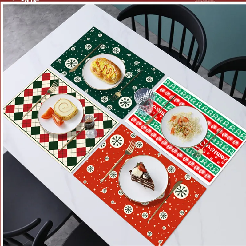 Christmas Western New Year Retro Leather Food Mat Red Waterproof Oil Proof Heat Insulation Dinner Plate Bowl Mat
Christmas Western New Year Retro Leather Food Mat Red Waterproof Oil Proof Heat Insulation Dinner Plate Bowl Mat