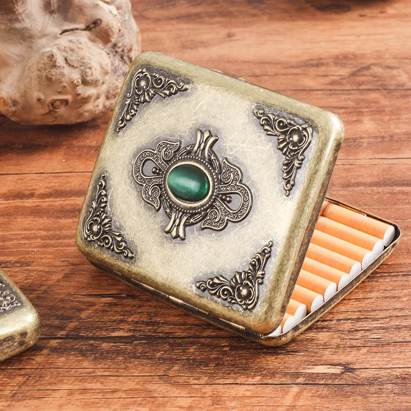 Epikto-Retro Metal Embossed Cigarette Case, Bronze Hand Engraved, Printed Cigarette Accessories with Gift Box, Men's Gift
Epikto-Retro Metal Embossed Cigarette Case, Bronze Hand Engraved, Printed Cigarette Accessories with Gift Box, Men's Gift