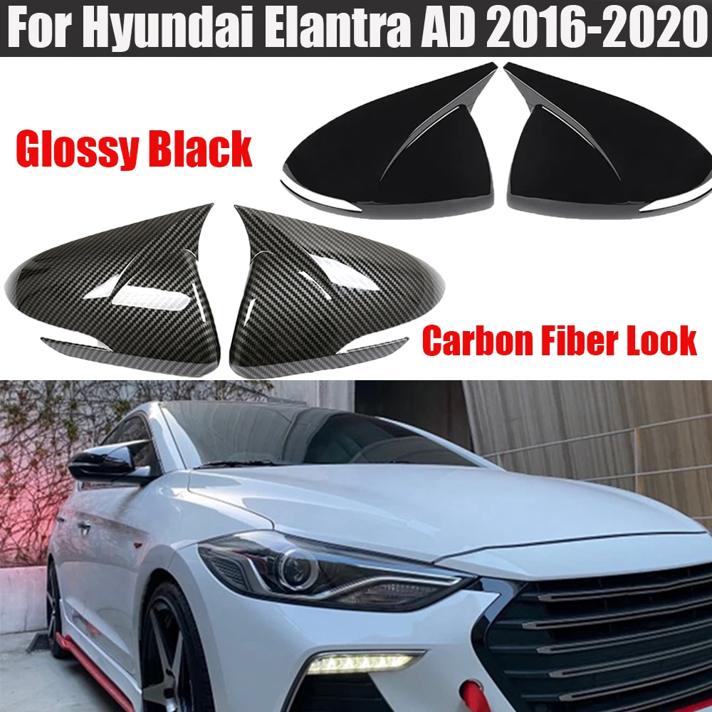 2X Carbon Fiber Car Rearview Mirror Cover Side Door Mirror Shell Decoration Trim For Hyundai Elantra AD 2016 2017 2018 2019 2020
2X Carbon Fiber Car Rearview Mirror Cover Side Door Mirror Shell Decoration Trim For Hyundai Elantra AD 2016 2017 2018 2019 2020