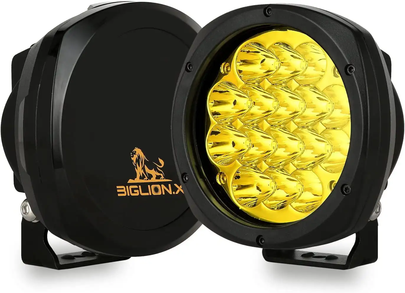 5 inch Amber Round LED Offroad Lights Pair 160W 18800LM Yellow Driving Work Pods Waterproof Universal for Trucks Pickup 4x4 SUV
5 inch Amber Round LED Offroad Lights Pair 160W 18800LM Yellow Driving Work Pods Waterproof Universal for Trucks Pickup 4x4 SUV