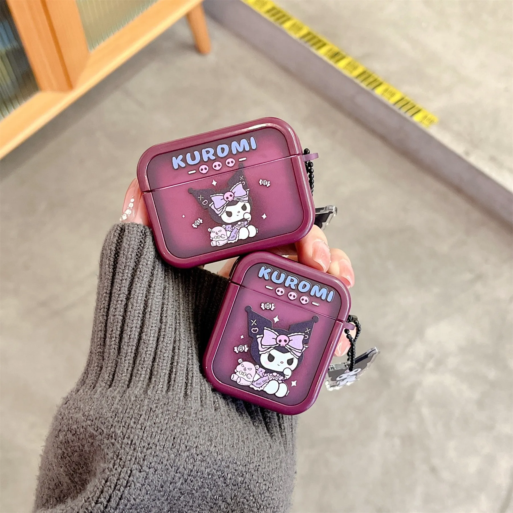 Kawaii Kuromi Sanrio Cute Headphone Case Protective Cover for Apple Airpods 1/2 Generation 3rd Pro 2 Headset Box Hello Kitty Cat
Kawaii Kuromi Sanrio Cute Headphone Case Protective Cover for Apple Airpods 1/2 Generation 3rd Pro 2 Headset Box Hello Kitty Cat