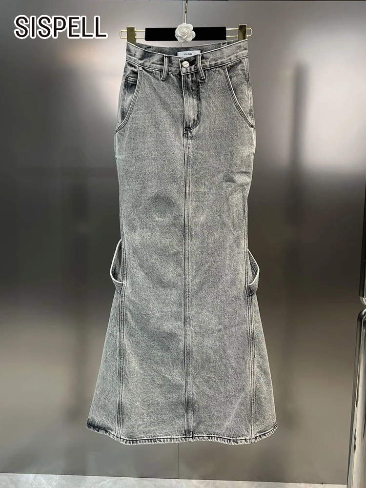SISPELL Patchwork Denim Mermaid Skirts For Women High Waist Solid Vintage Slimming Bodycon Skirt Female Summer Fashion Clithing
SISPELL Patchwork Denim Mermaid Skirts For Women High Waist Solid Vintage Slimming Bodycon Skirt Female Summer Fashion Clithing