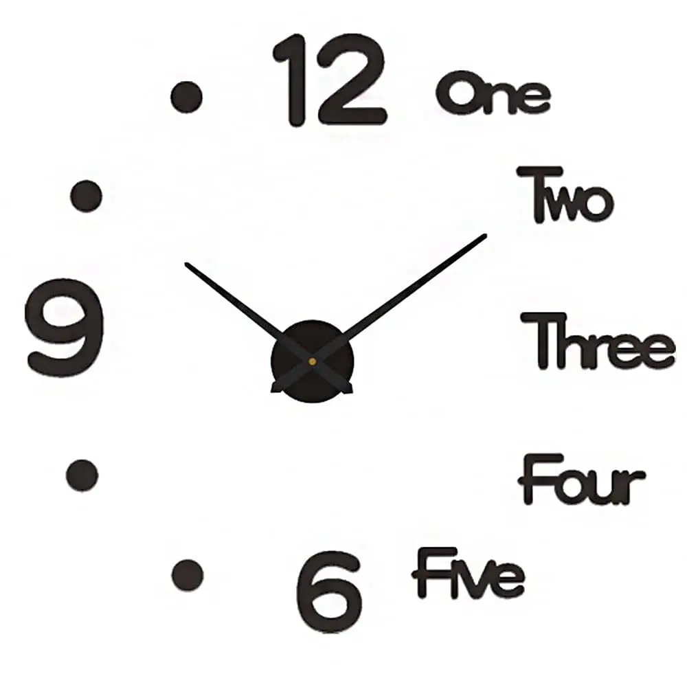 Acrylic Digita Wall Clock, Modern Large 3D Wall Clock, DIY Frameless Mute Decorative Wall Clock for Home Office Bedroom
Acrylic Digita Wall Clock, Modern Large 3D Wall Clock, DIY Frameless Mute Decorative Wall Clock for Home Office Bedroom