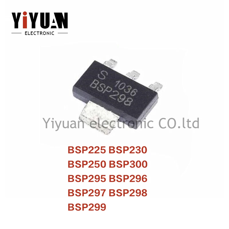 10PCS NEW BSP225 BSP230 BSP250 BSP300 BSP295 BSP296 BSP297 BSP298 BSP299 SOT-223 MOS Field-effect transistor
10PCS NEW BSP225 BSP230 BSP250 BSP300 BSP295 BSP296 BSP297 BSP298 BSP299 SOT-223 MOS Field-effect transistor