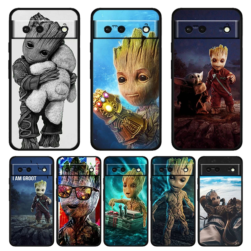 Groot Marvel Avengers Shockproof Case for Google Pixel 7 6 Pro 6a 5 5a 4 4a XL 5G Silicone Soft Black Phone Cover Capa
Groot Marvel Avengers Shockproof Case for Google Pixel 7 6 Pro 6a 5 5a 4 4a XL 5G Silicone Soft Black Phone Cover Capa