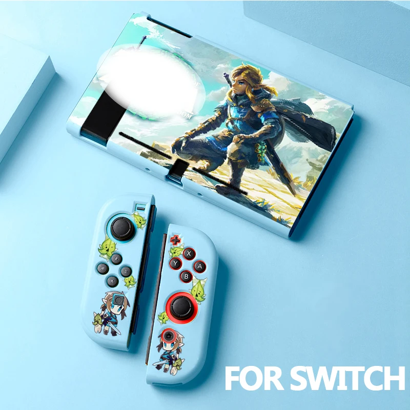 Силиконовый мягкий защитный чехол ZD Tears Of The Kingdom TOTK, мягкий чехол из ТПУ для Nintendo Switch OLED 
Силиконовый мягкий защитный чехол ZD Tears Of The Kingdom TOTK, мягкий чехол из ТПУ для Nintendo Switch OLED