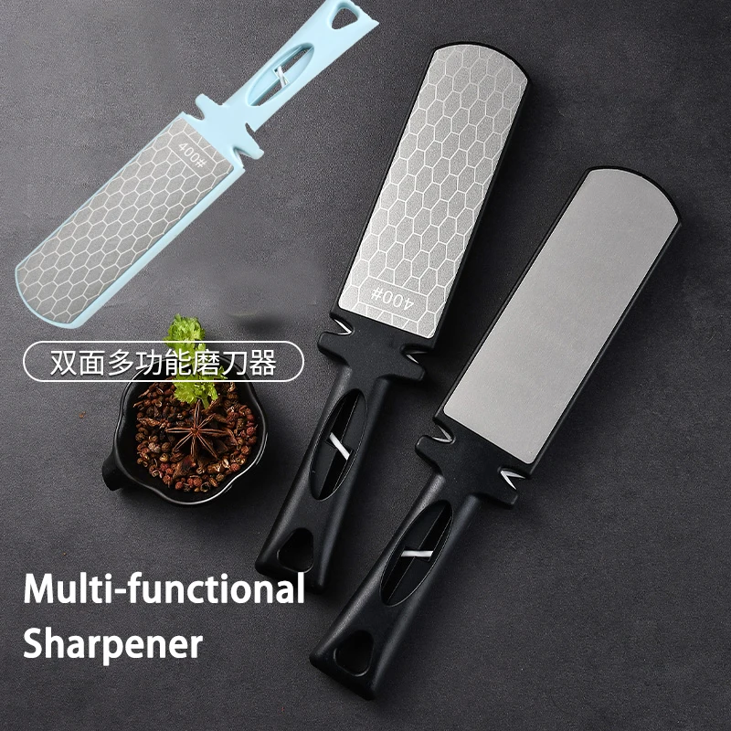 Multi-functional sharpener 400/1000 Diamond Sharpening Tungsten steel grind Knife Scissors Grit Chef Knife Grinding Tools
Multi-functional sharpener 400/1000 Diamond Sharpening Tungsten steel grind Knife Scissors Grit Chef Knife Grinding Tools