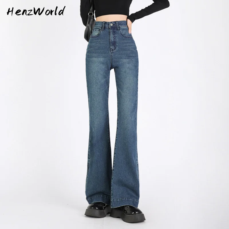 y2k high street retro high waist women's jeans zipper side split fashion autumn women's flared pants are thin mopping pants
y2k high street retro high waist women's jeans zipper side split fashion autumn women's flared pants are thin mopping pants