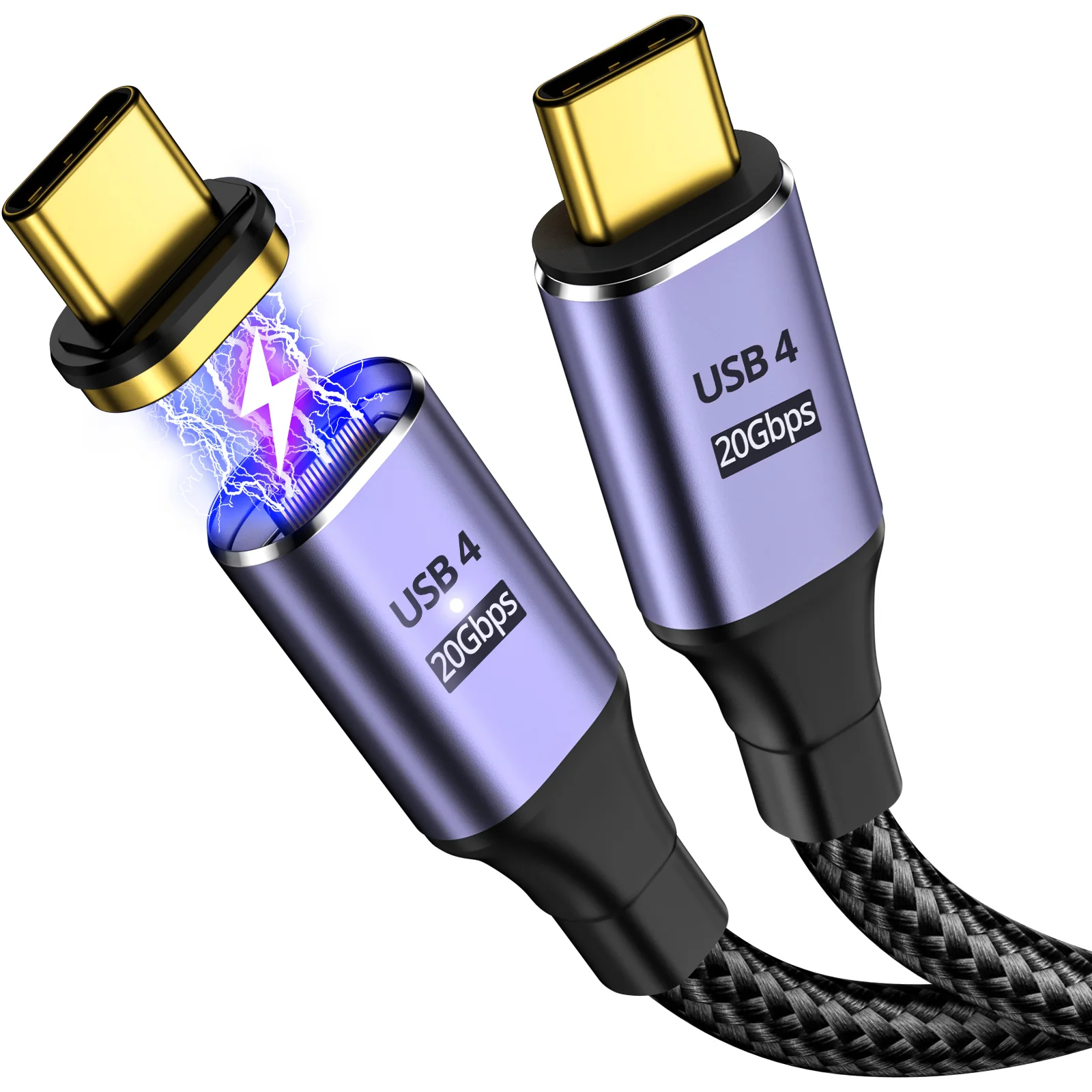 Магнитный кабель для передачи данных USB 100, 20 Гбит/с, PD Вт, 5A, кабель для быстрой зарядки USB Type-C на Type C, кабель 8K @ 60 Гц для Macbook Pro, USB C шнур
Магнитный кабель для передачи данных USB 100, 20 Гбит/с, PD Вт, 5A, кабель для быстрой зарядки USB Type-C на Type C, кабель 8K @ 60 Гц для Macbook Pro, USB C шнур